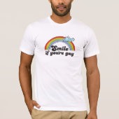 Lach als je homo bent t-shirt (Voorkant)