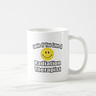 Lach als je houdt van een stralingstherapie koffiemok