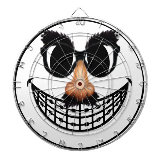 Lach als je kan_ dartbord (Voorkant)