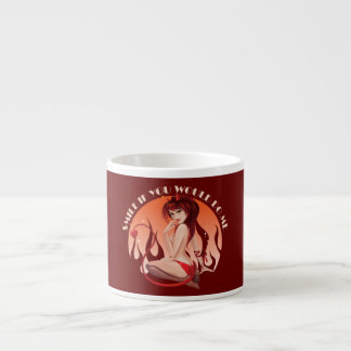 Lach als je me zou doen - Naughty Devil Espresso Kop