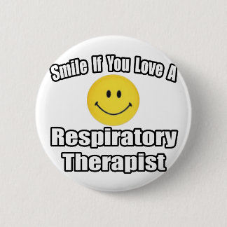 Lach als je van een ademhalingstherapie houdt ronde button 5,7 cm