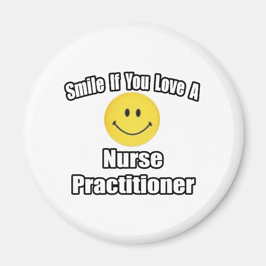 Lach als je van een verpleegkundige houdt magneet (Voorkant)