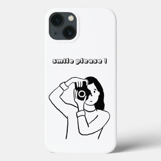 Lach Alsjeblieft Phonehoesje Case-Mate iPhone Case (Achterkant)