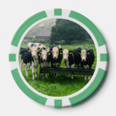Lach alsjeblieft! Schattige en leuke koeien Poker Chips (Voorkant)