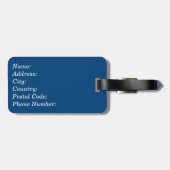 Lach! Bagagelabel (Achterkant horizontaal)