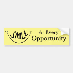 Lach bij elke gelegenheid bumpersticker