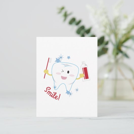 Lach! Briefkaart (Staand voorkant)