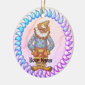 Lach Clown  Keramisch Ornament (Links)