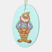 Lach Clown Keramisch Ornament (Links)