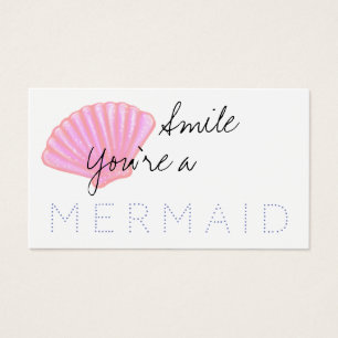 Lach dat je een MERMAID bent Visitekaartjes