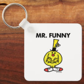 Lach de heer Funny met de bloem. Sleutelhanger (Voorkant)