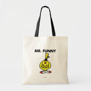Lach de heer Funny met de bloem. Tote Bag