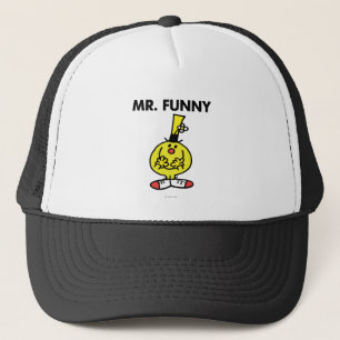 Lach de heer Funny met de bloem. Trucker Pet