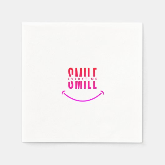 Lach elke keer servet (Voorkant)