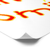 Lach en de wereld glimlacht met jou (2) poster (Hoek)