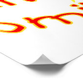 Lach en de wereld glimlacht met jou poster (Hoek)