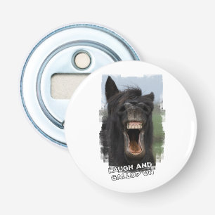 Lach en galop button flesopener