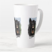 Lach en galop latte mok (Rechterhoek)