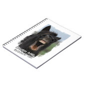 Lach en galop notitieboek (Linkerzijde)