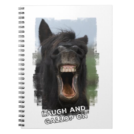 Lach en galop notitieboek (Voorkant)