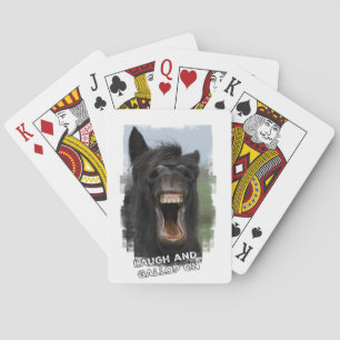 Lach en galop pokerkaarten