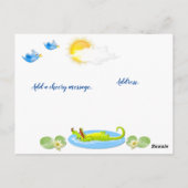 Lach en kom snel goed! briefkaart (Achterkant)