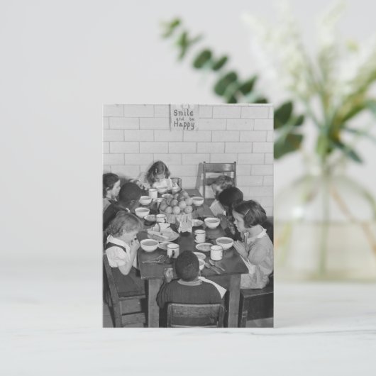 Lach en wees blij - briefkaart (Staand voorkant)