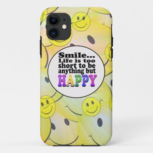 Lach en wees blij Case-Mate iPhone case (Achterkant)