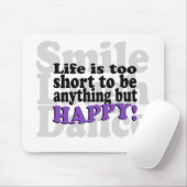 Lach en wees blij! muismat (Met muis)