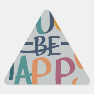 Lach gelukkig sticker