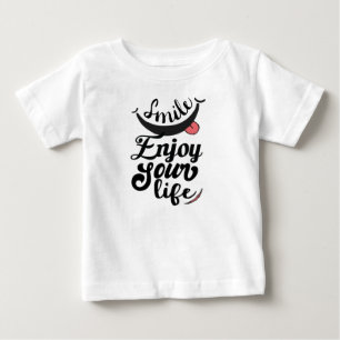 Lach Geniet Van Je Leven Leuk Shirt