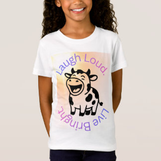 Lach hard, leef helder T-shirt