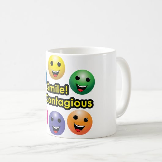 Lach! Het is besmettelijk Koffiemok (Voorkant rechts)