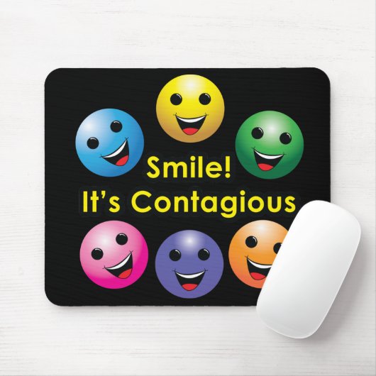 Lach! Het is besmettelijk - muispad Muismat (Met muis)