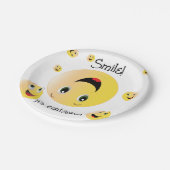 Lach. Het is besmettelijke partijgoederen Papieren Bordje (Gekanteld)