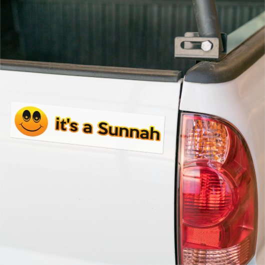 Lach het is een Sunnah Bumpersticker (Op Truck)