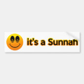 Lach het is een Sunnah Bumpersticker (Voorkant)