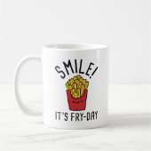Lach! Het is Fry-Day Koffiemok (Links)