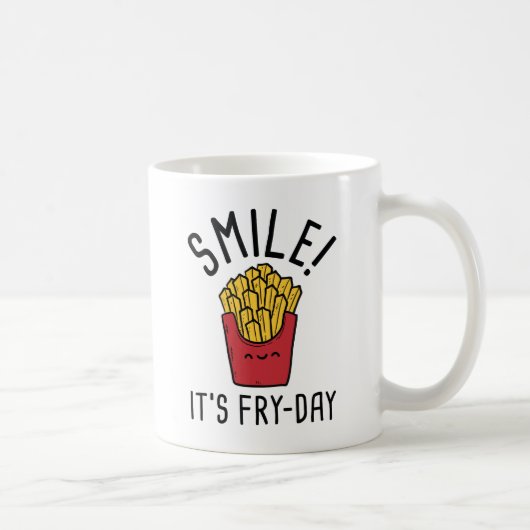 Lach! Het is Fry-Day Koffiemok (Rechts)