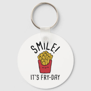 Lach! Het is Fry-Day Sleutelhanger