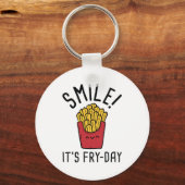 Lach! Het is Fry-Day Sleutelhanger (Voorkant)
