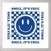 Lach het is gratis poster (Voorkant)