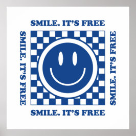 Lach het is gratis poster