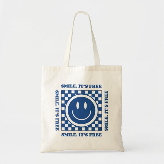 Lach het is gratis tote bag (Voorkant)