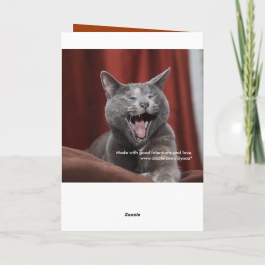 Lach het omhoog dit Vaderdag Kaart (Achterkant)