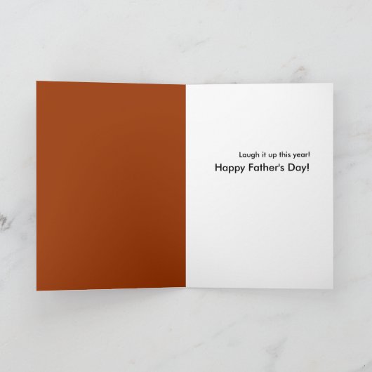 Lach het omhoog dit Vaderdag Kaart (Binnen)