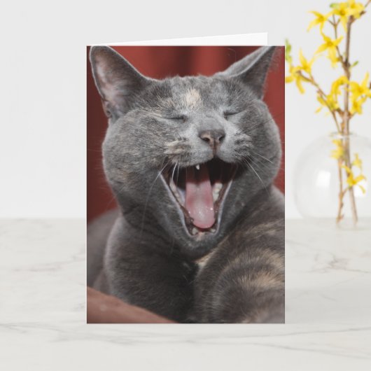 Lach het omhoog dit Vaderdag Kaart (Gele Bloem)