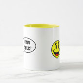 Lach! IK ZEI SMILE! KoffieMok Mok (Midden)