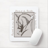 Lach in mijn hart muismat (Met muis)