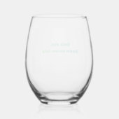Lach inspireert dagelijkse glas (Achterkant)